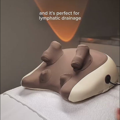 Neck and shoulder pillow massager demonstration video